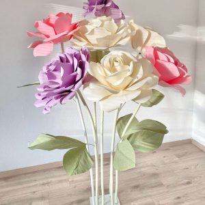 Handgemachter 7er-Blumenstand