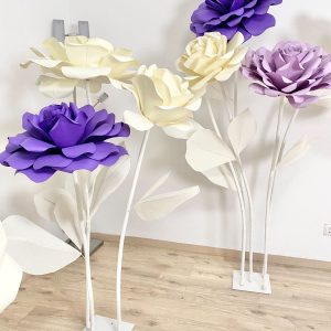 Handgemachter 3er-Blumenstand