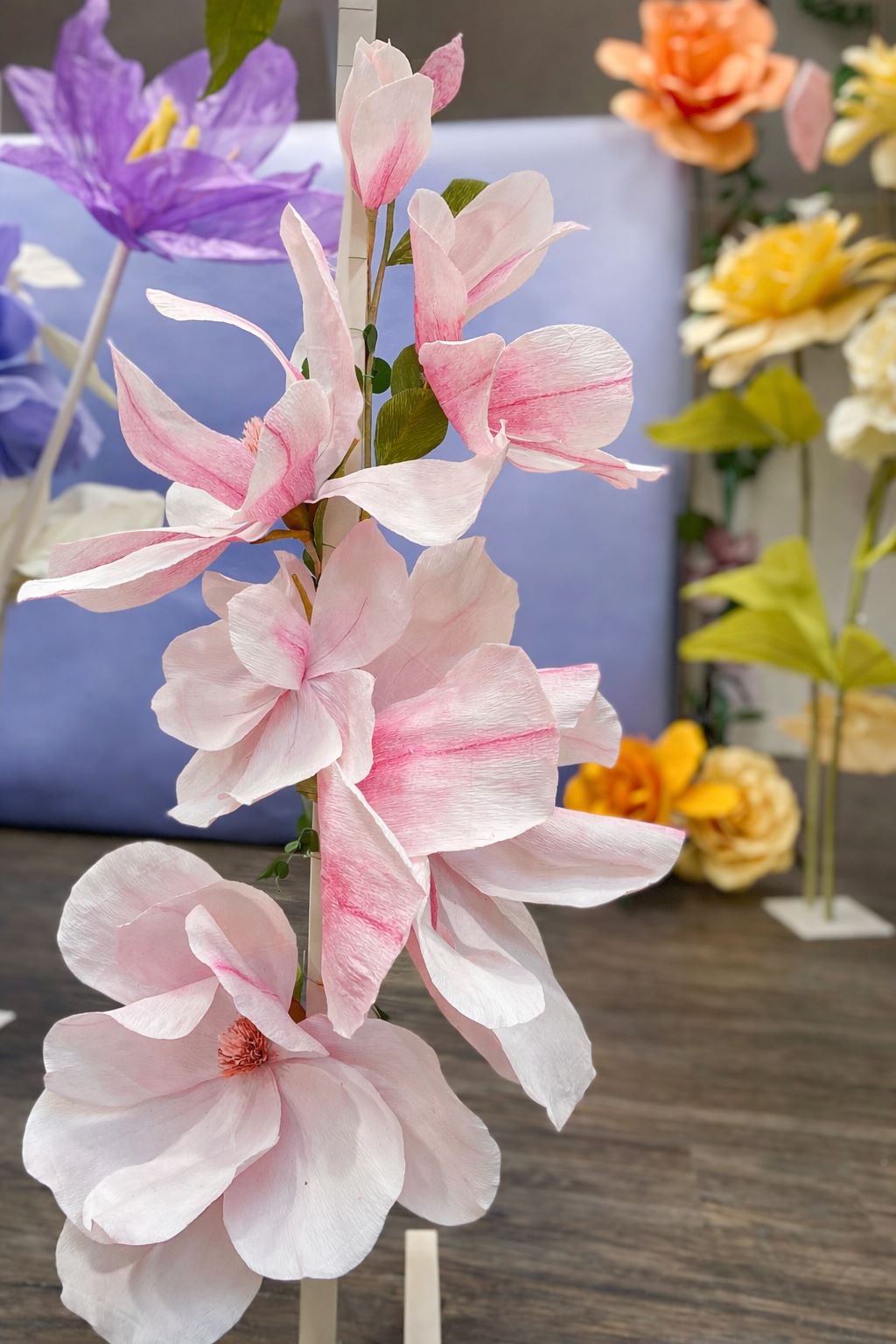Schaufensterdeko_Papierblume_Kimspaperflower